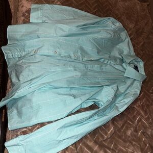 Apt. 9 Premier Flex Slim Fit Shirt in Aqua